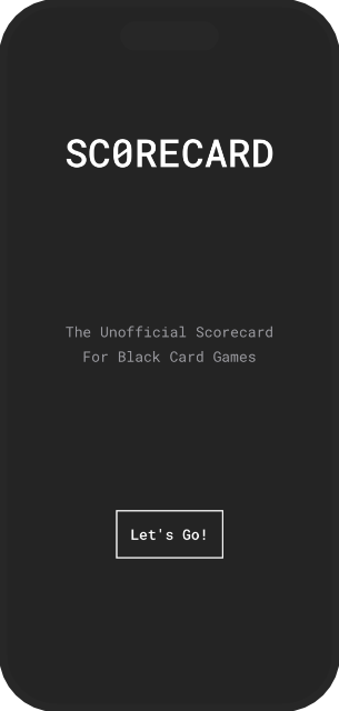 Scorecard App Screenshot